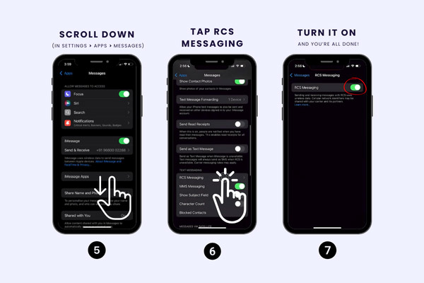 Activate RCS Messaging on iOS - Check Your Network Features