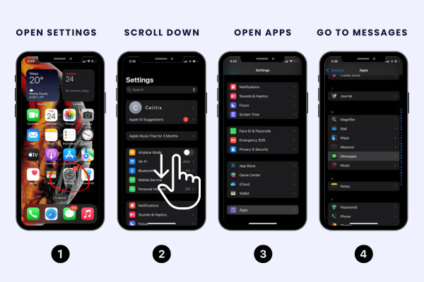 Activate RCS Messaging on iOS - Check Network Features