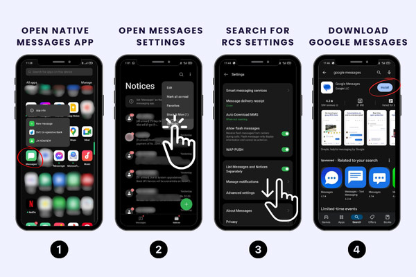 Activate RCS Messaging on Android - Check Phone Default App